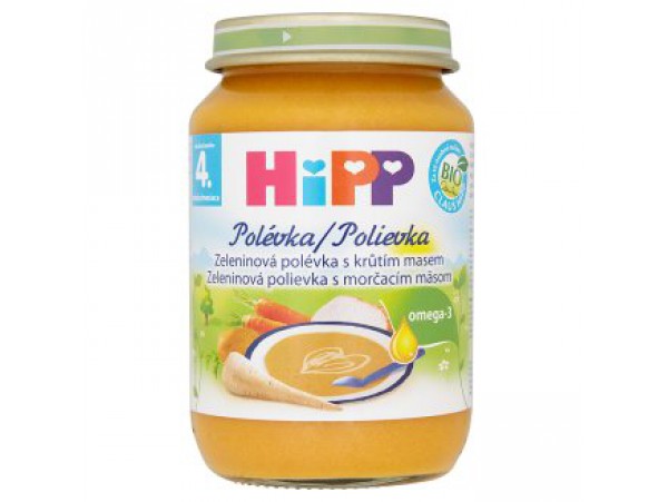 HiPP Bio овощной суп с мясом индейки 190 г